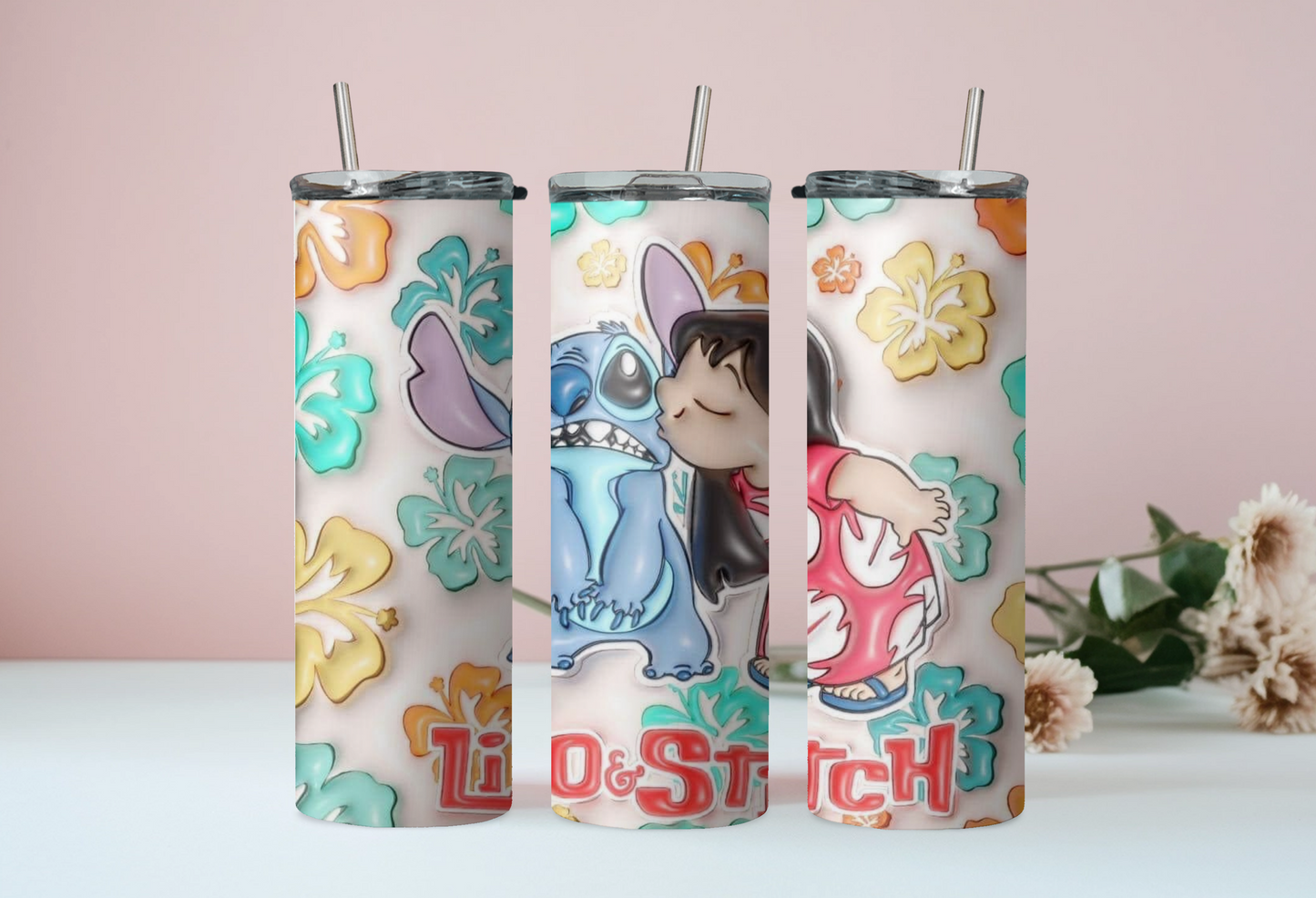 Smooch Lilo & Stitch Tumbler