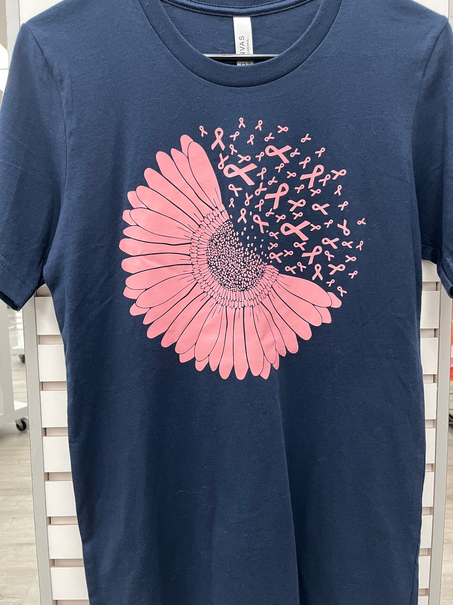 Breast Cancer Ribbon Flower