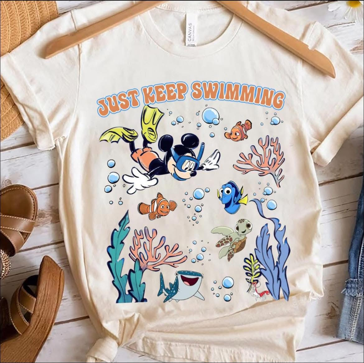 Just Keep Swimming With Mickey