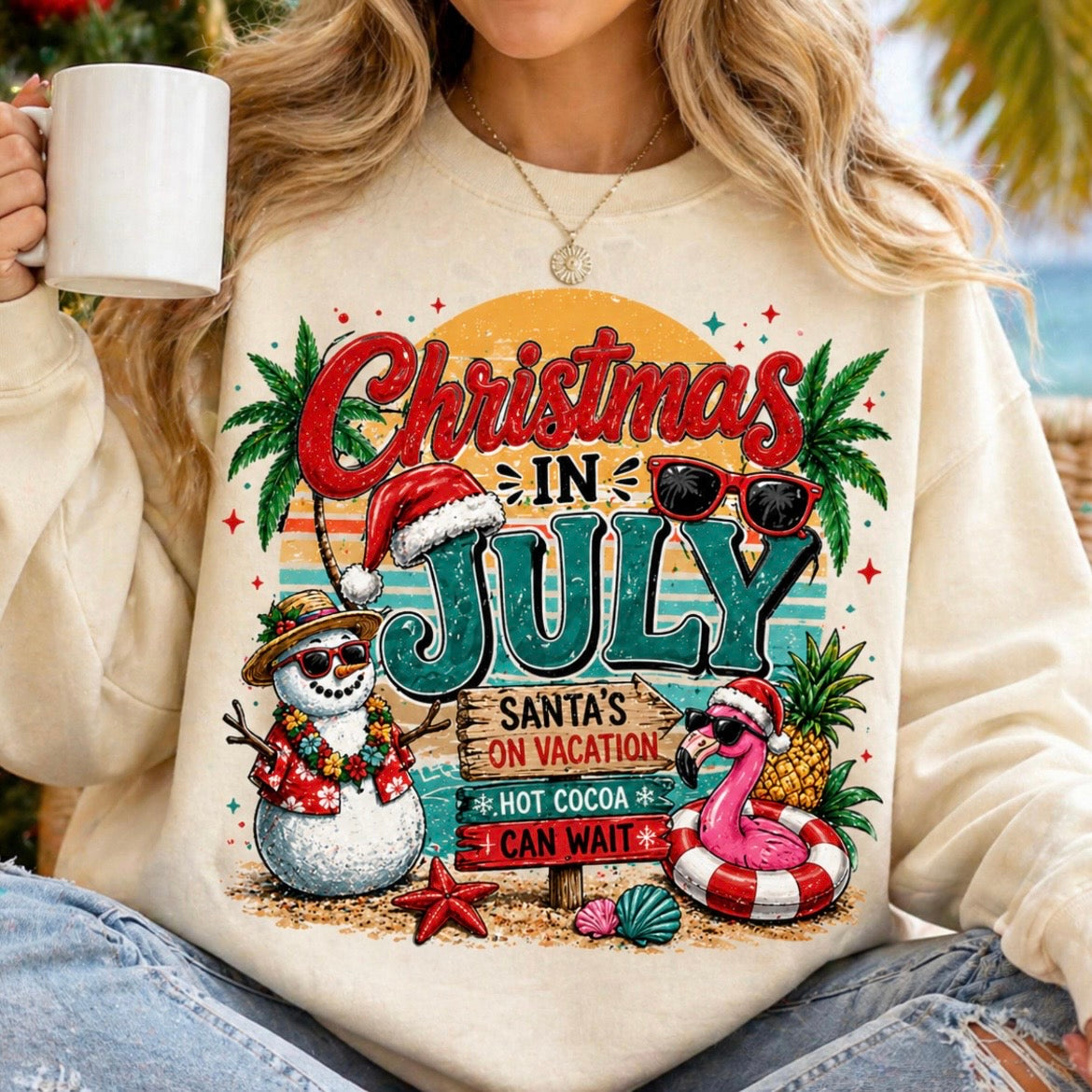 Christmas In July; Santa's On Vacation