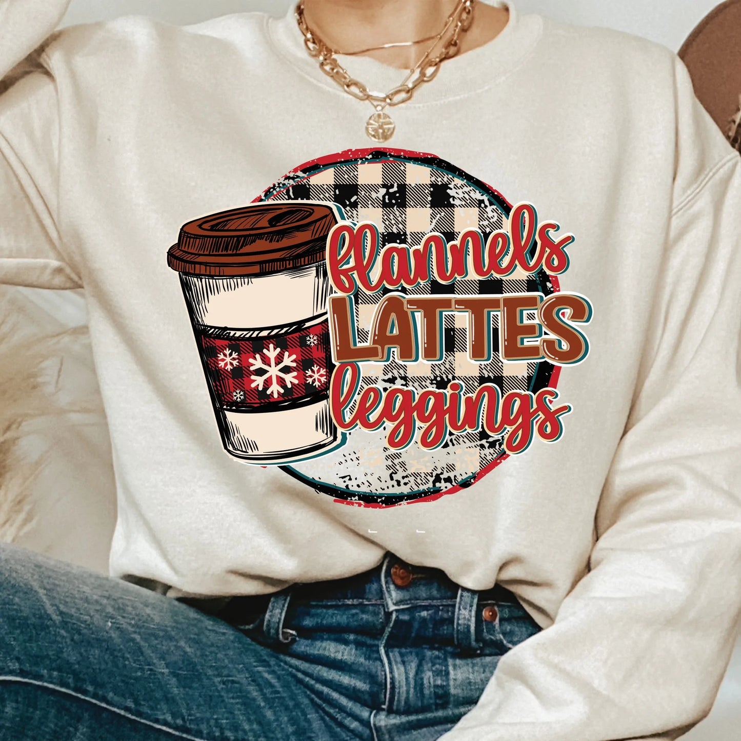 Flannels Lattes Leggings