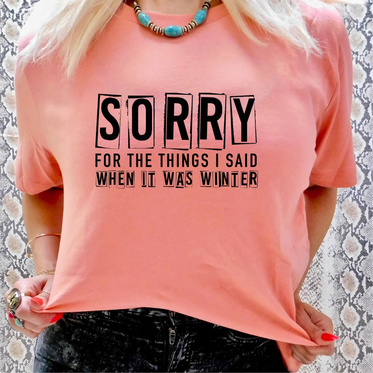 Sorry For What I Said