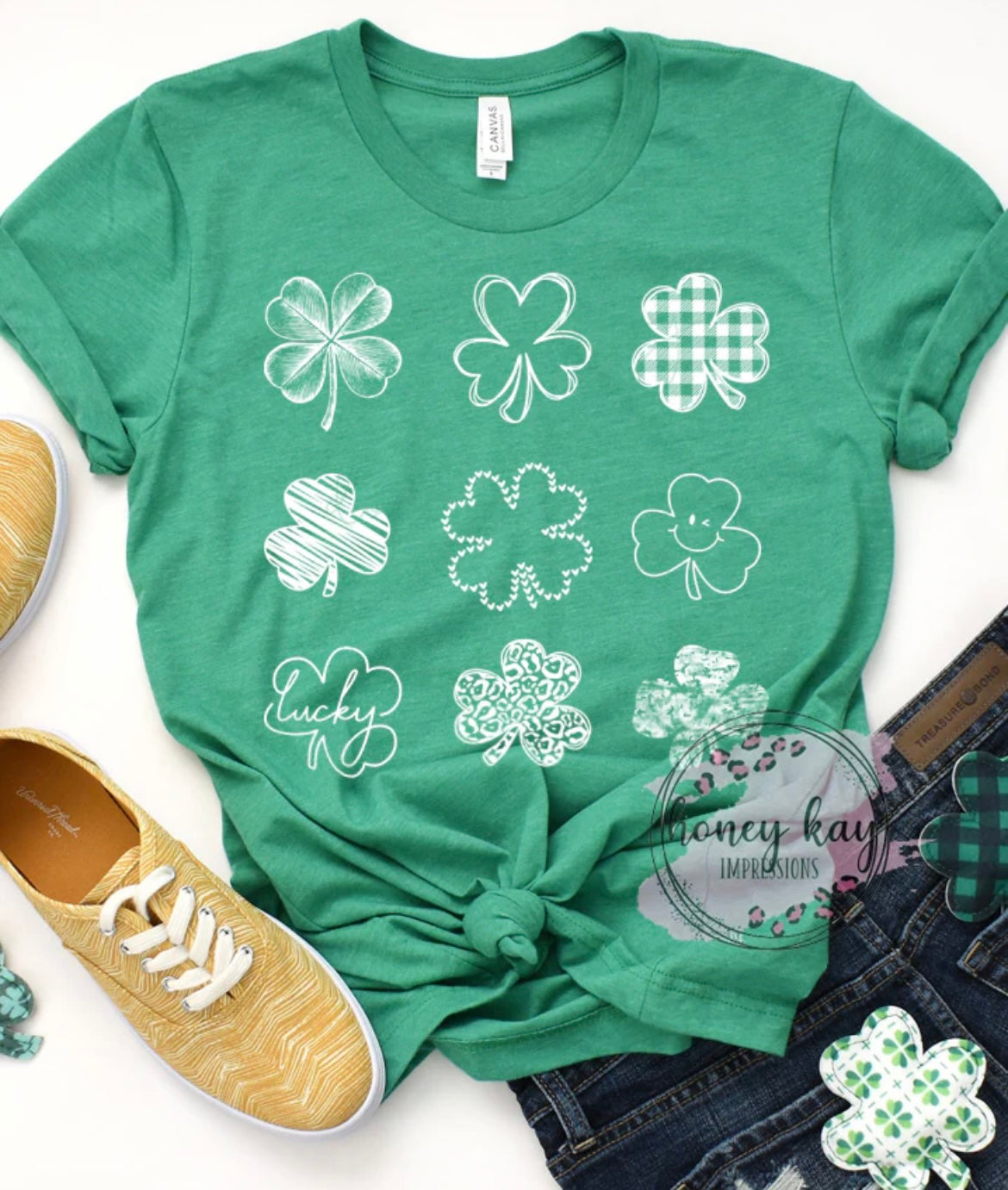 Doodle Shamrocks
