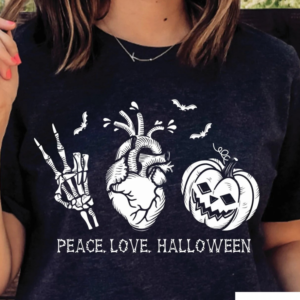 Peace Love Halloween