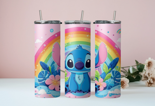 Rainbow Stitch Tumbler