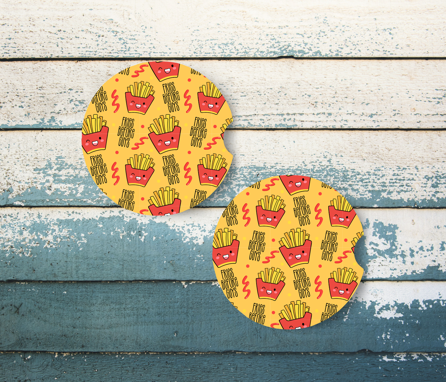 Fries Before Guys Coasters