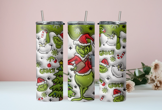 3D Grinch Tumbler