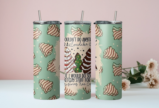 Christmas Tree Cake Tumbler