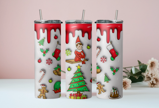 3D Elf On The Shelf Tumbler
