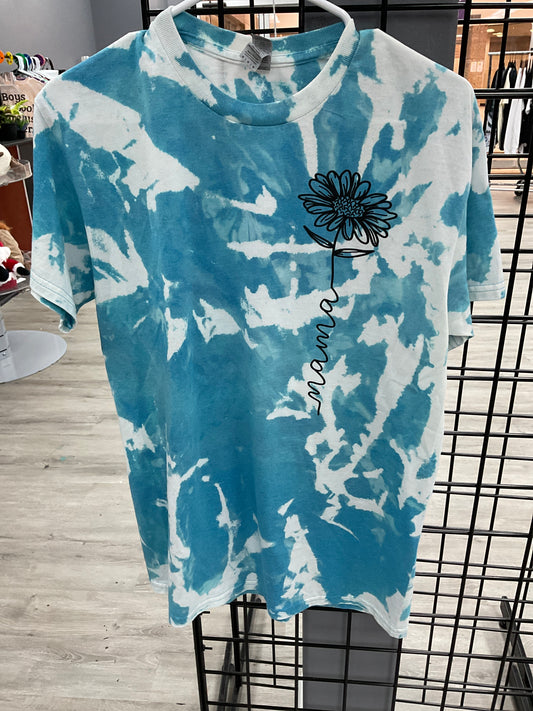 Mama Blue Bleached