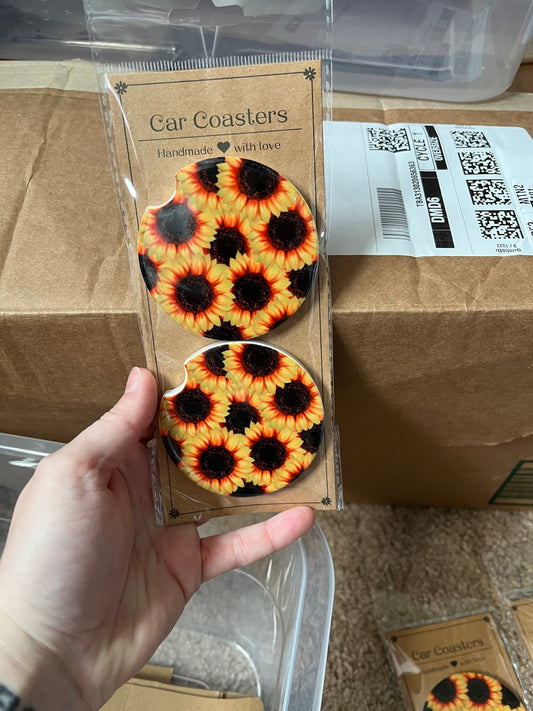 Sunflower Coaster