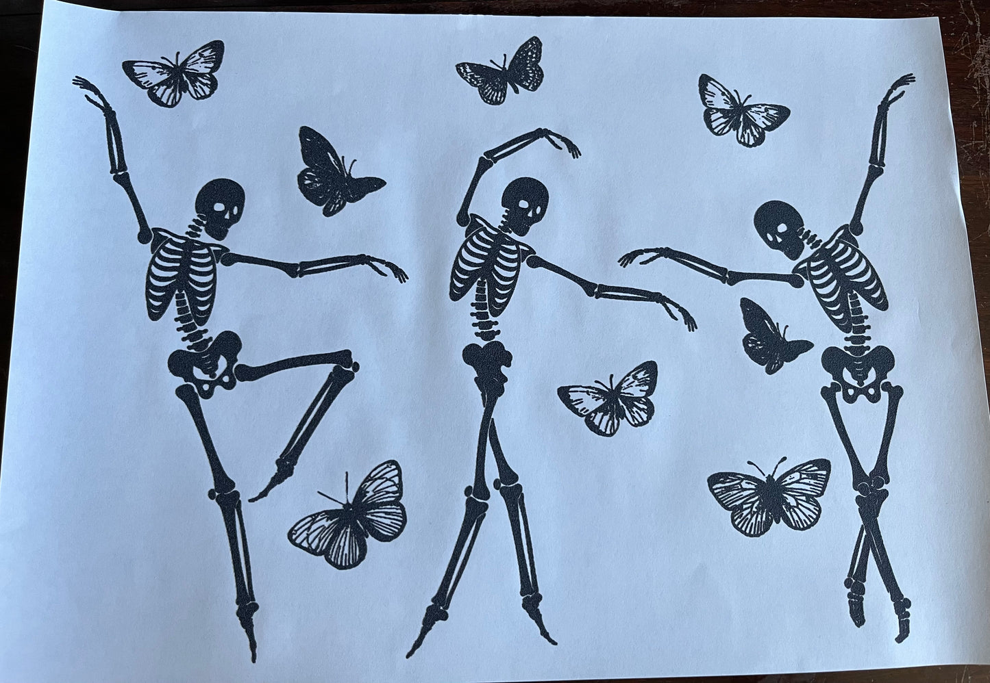 Skellies Dancing With Butterflies