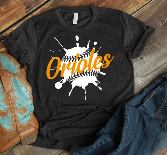 Orioles Splatter