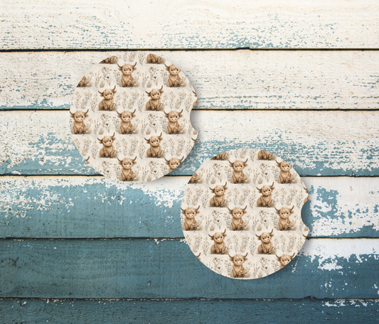 Baby Highland Coasters