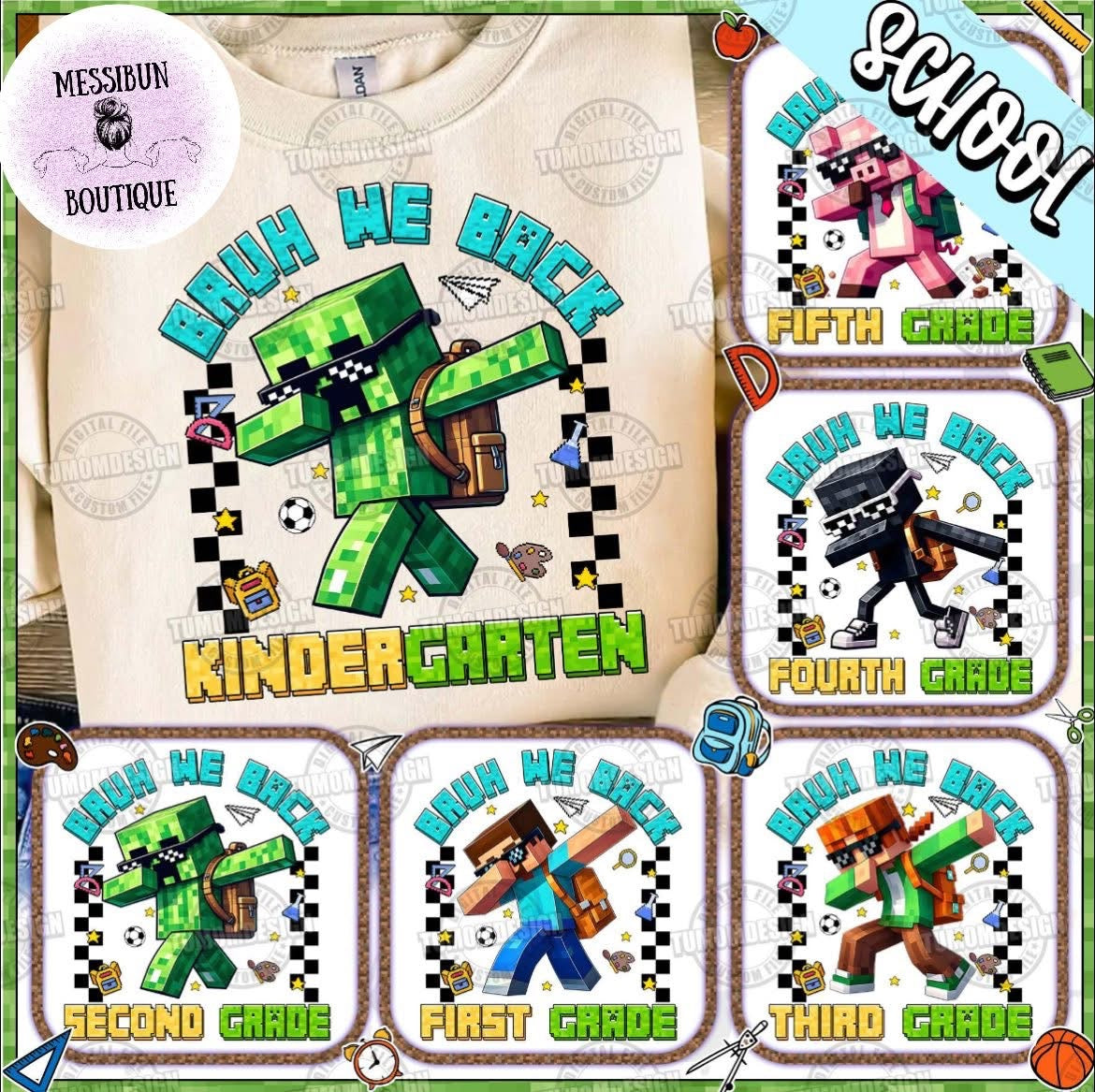 Minecraft Back To School