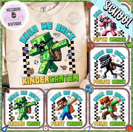 Minecraft Back To School