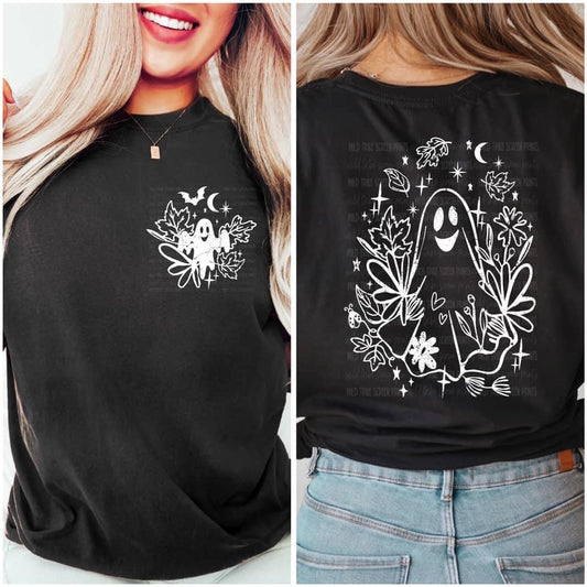 Happy Floral Ghost