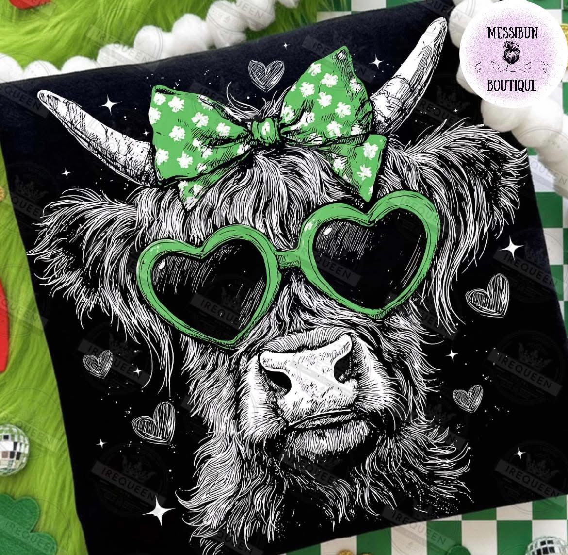 St. Patty's Highland With Bow