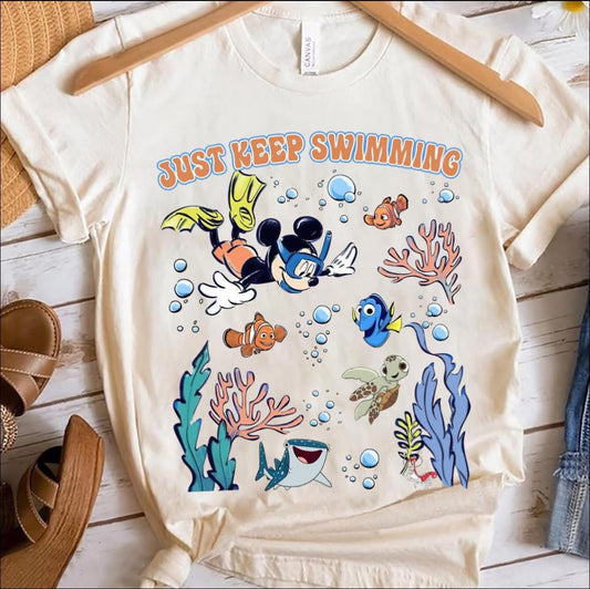 Just Keep Swimming With Mickey