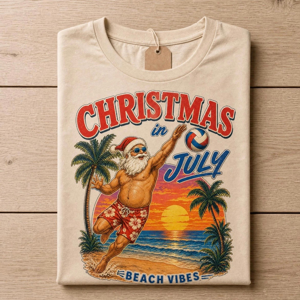 Volleyball Santa