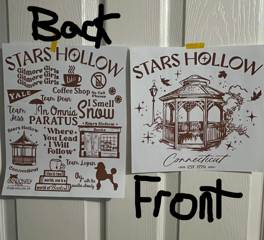 Stars Hollow Front & Back