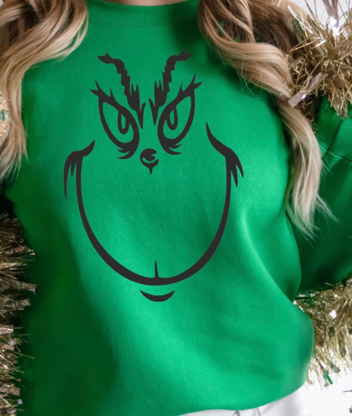 Grinch Face Black