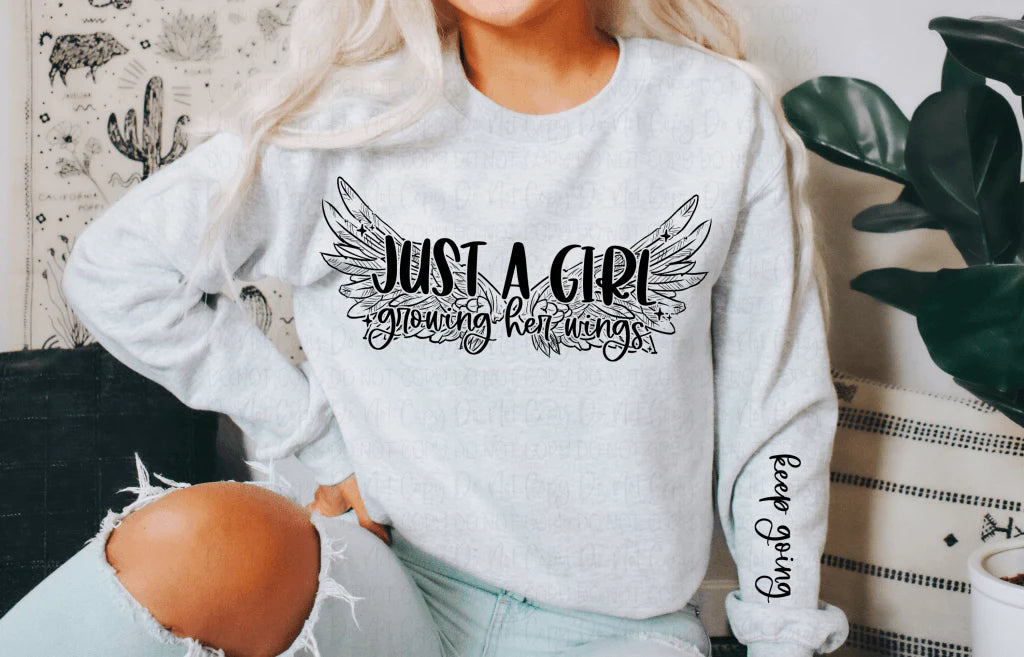 Just a Girl Growing Her Wings