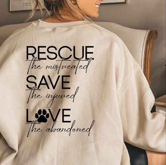 Rescue, Save, Love