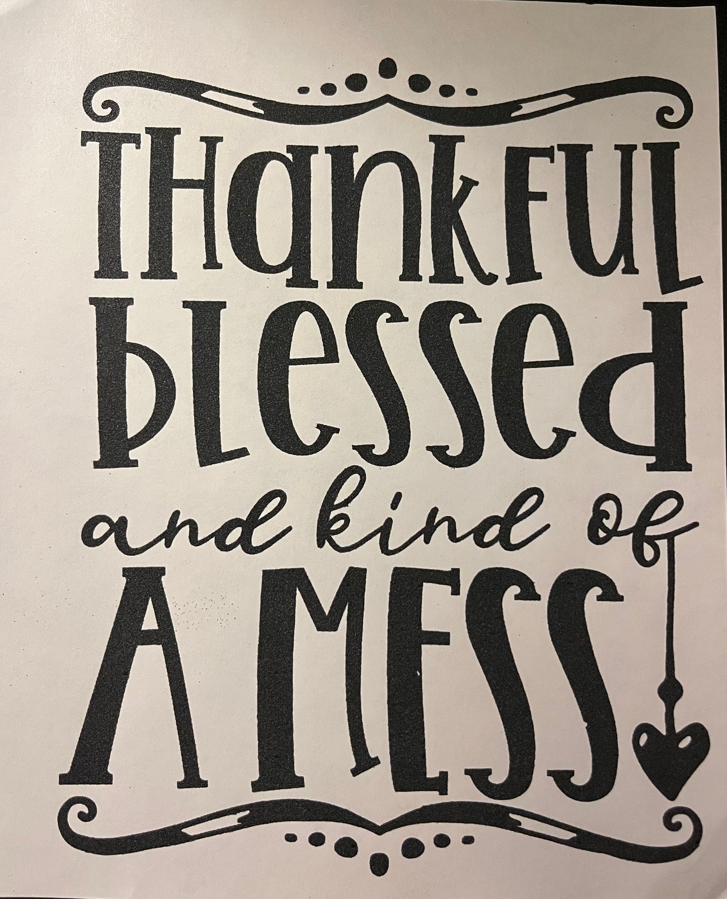Thankful Mess Toddler