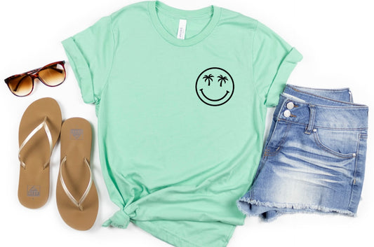 Black Palm Tree Smiley