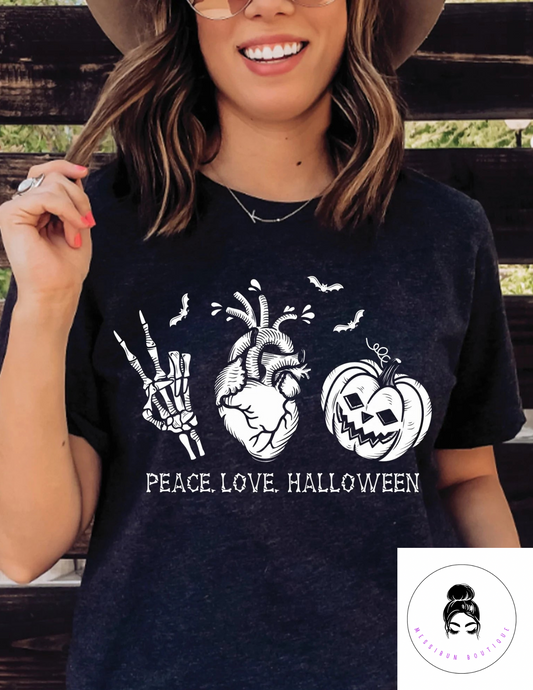 Peace Love Halloween