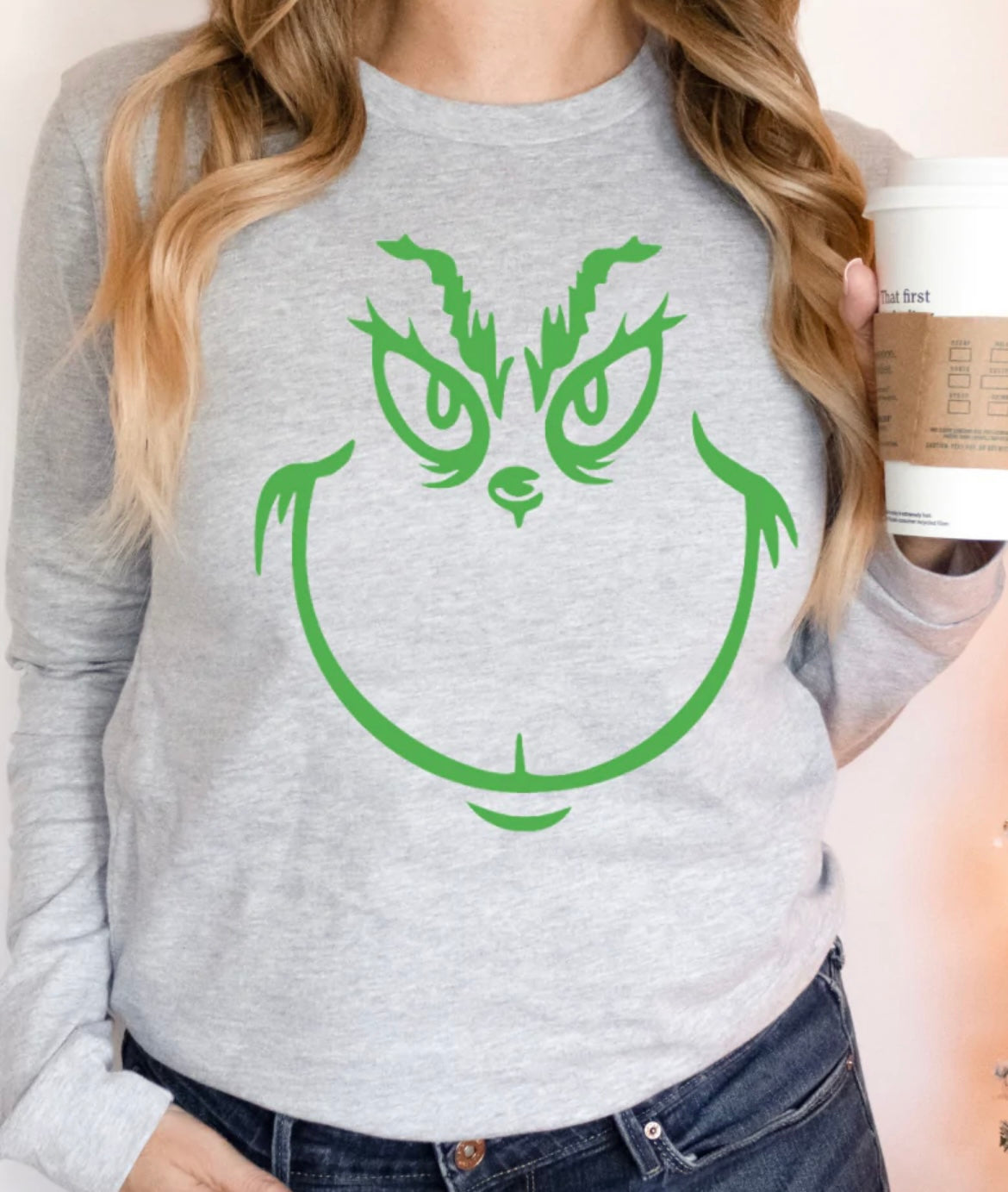 Grinch Face Green