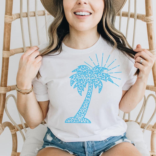 Blue Palm Tree