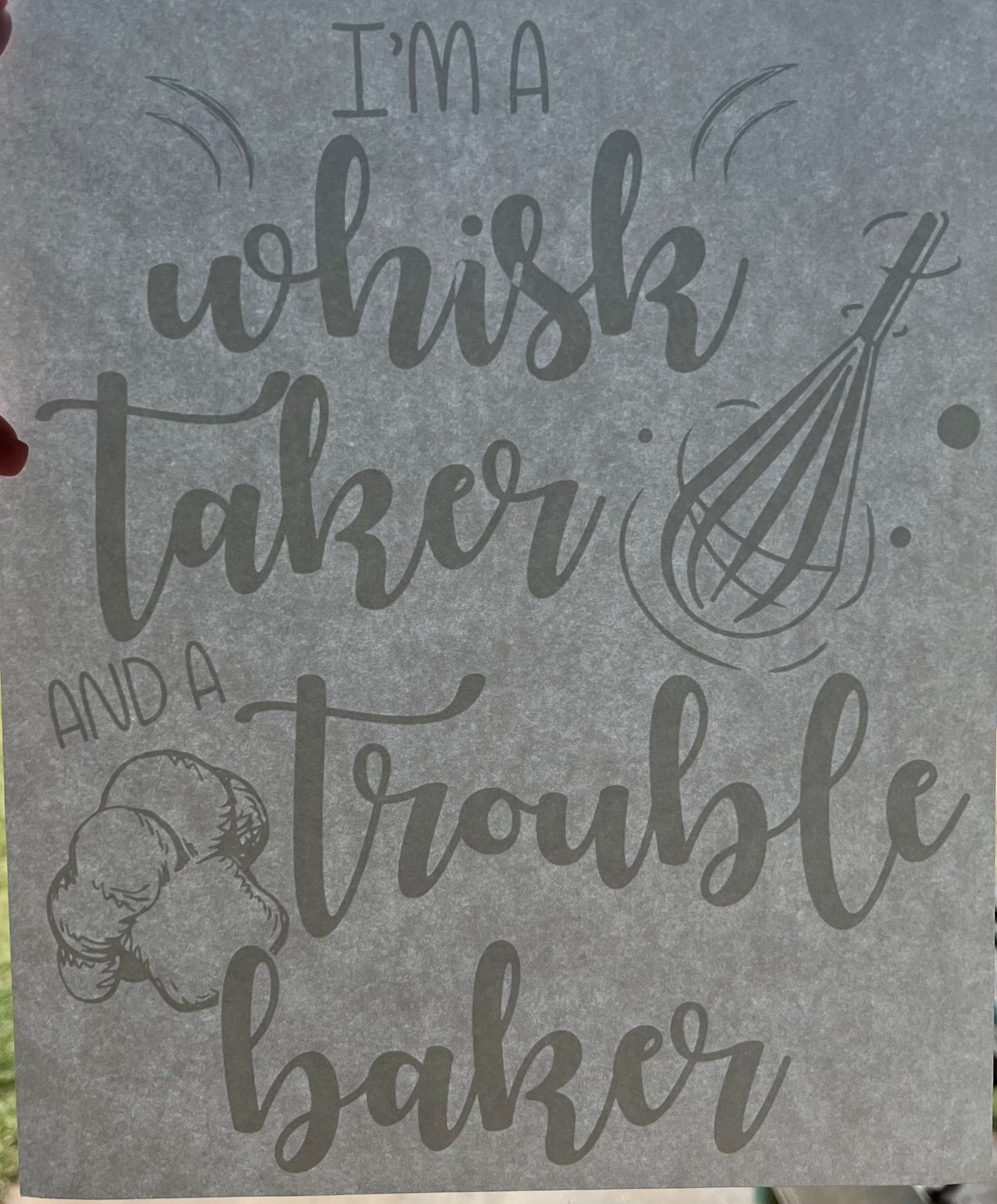 Whisk Taker Trouble Baker